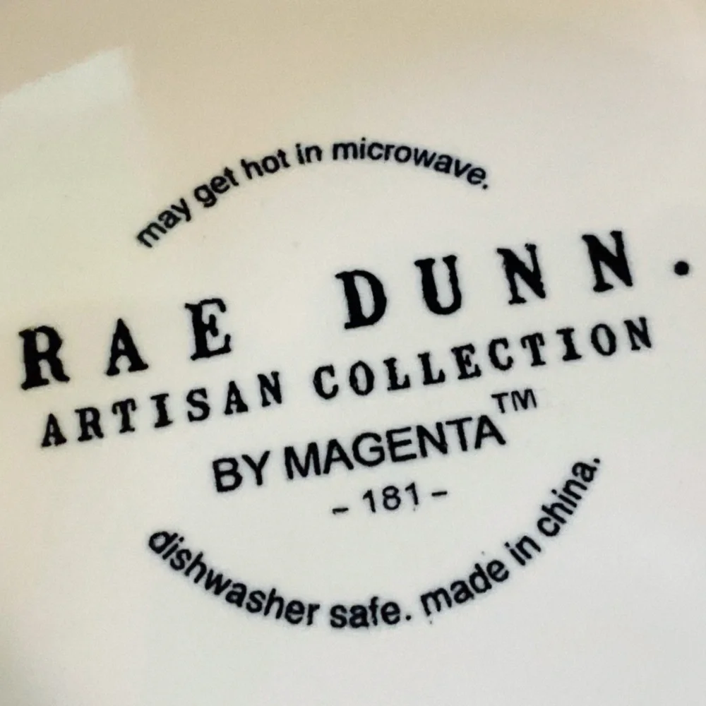 RAE DUNN Elevated MEOW Cat Food Water Milk Bowl Dish 🐾 🐱